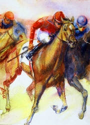 FILLIES RULE THE AMERICAN OAKS